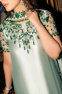 Embroidered Shamooz Silk 3-Piece Suit with Chiffon Dupatta | Ready to Wear