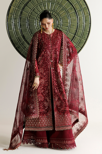 Embroidered Chiffon 3-Piece Suit With Organza Dupatta | Ready To Wear