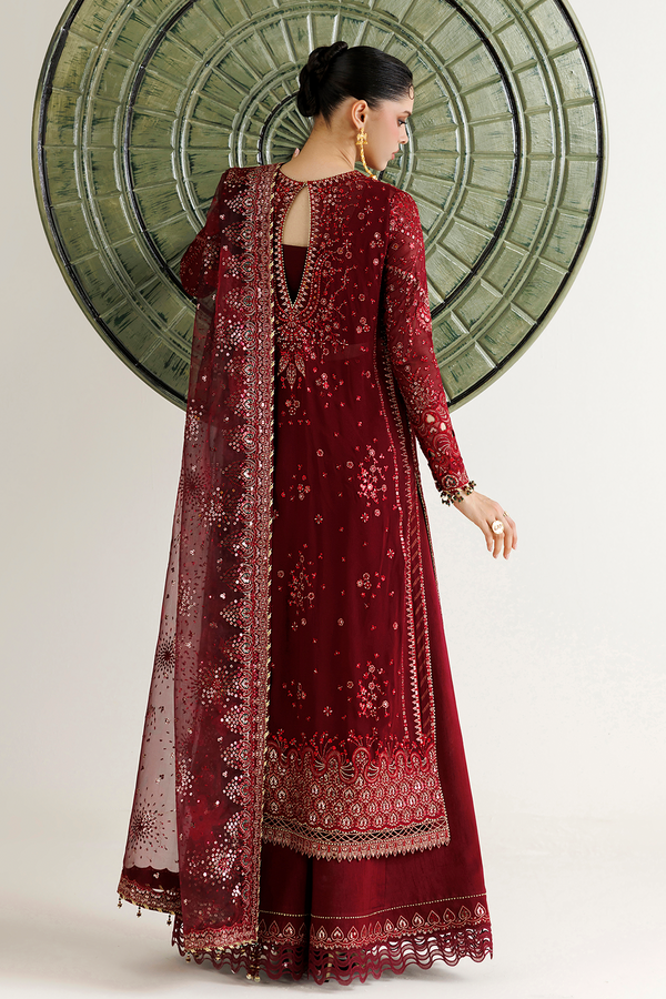 Embroidered Chiffon 3-Piece Suit With Organza Dupatta | Ready To Wear