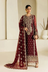 Sequin Embroidered Chiffon 3-Piece Suit | Ready to Wear