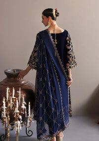 Embroidered Velvet 3-Piece Suit with Chiffon Dupatta | Ready to Wear