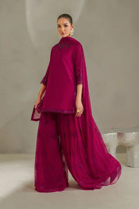 Deep Fuschia: Embroidered Short Kurti Suit | Ready To Wear