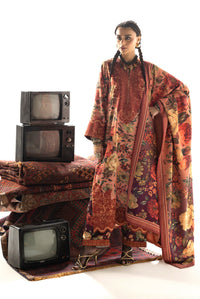 Lawn Embroidered 3-Piece Suit with Chiffon Dupatta | Ready to Wear
