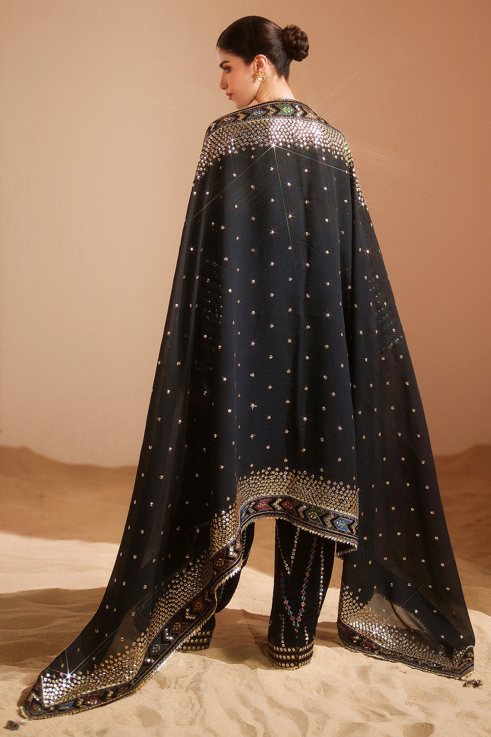 03-Piece Luxury Heavy Embroidered Lawn  Suit - Ready To Wear