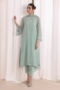 Pearl Embroidered Chiffon 3 Piece Suit with Heavy Embroidered Dupatta | Ready To Wear