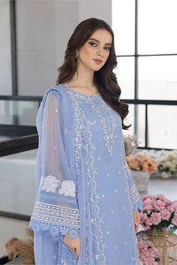 03-Piece Organza Suit With Embroidery |Ready To Wear