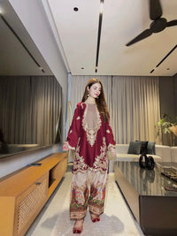 PREMIUM STITCHED 2-PIECE SILK SUIT | Ready To Wear