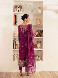 03-Piece Fully Embroidered Chiffon Suit | Ready To Wear