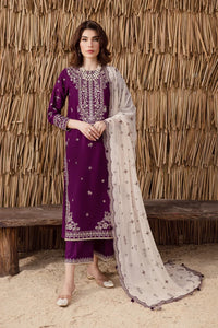 03-Piece Chiffon Suit With Embroidery | Ready To Wear