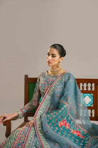 Heavy Embroidered Organza 3-Piece Suit | Ready to Wear