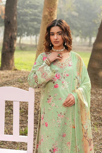 Pastel Mint & Blush Floral: Printed Lawn Suit | Ready To Wear