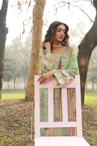 Pastel Mint & Blush Floral: Printed Lawn Suit | Ready To Wear
